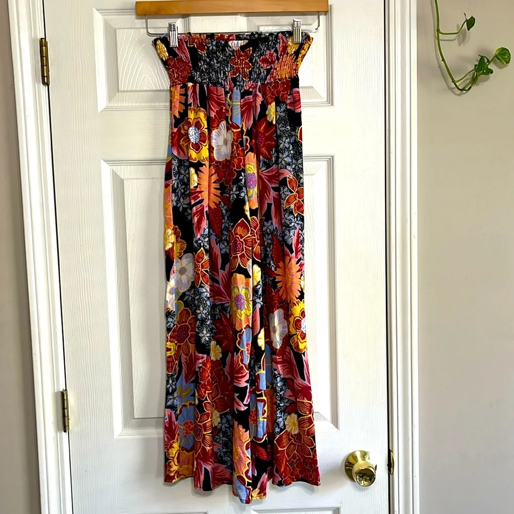 EUC Rachel Zoe cropped wide leg floral pants Women’s Small